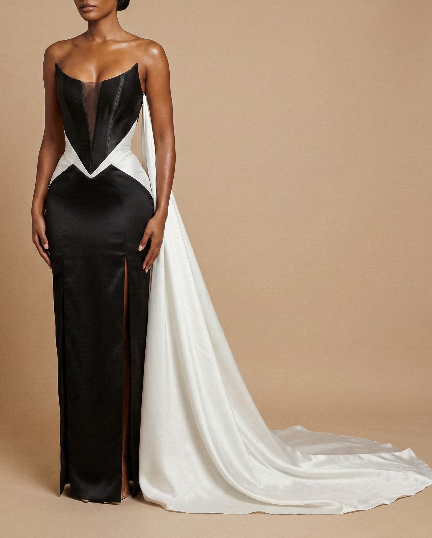 The A dress Black and White / M The A dress Black and White / M