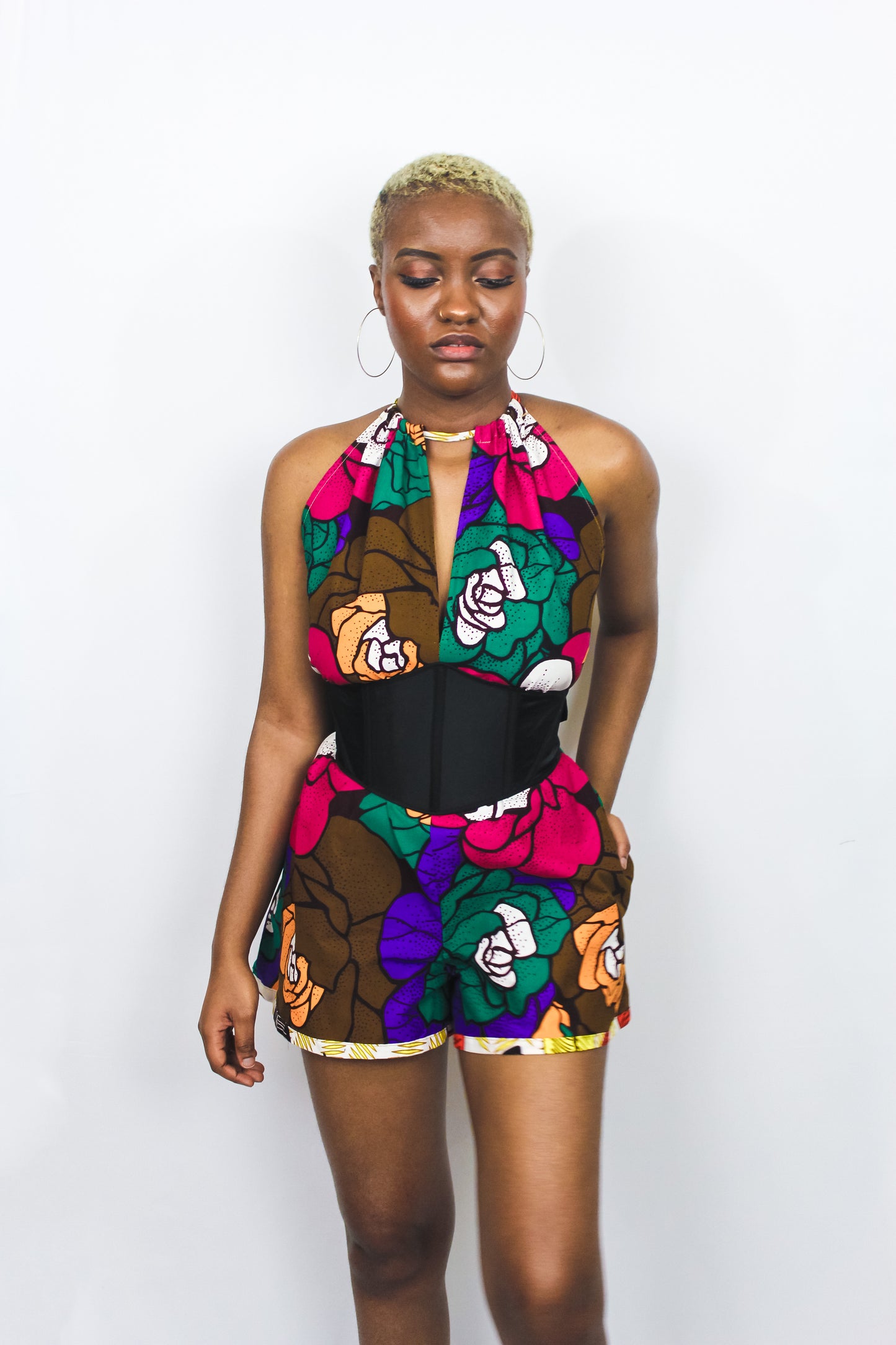 Romper “J”suit for Structure print