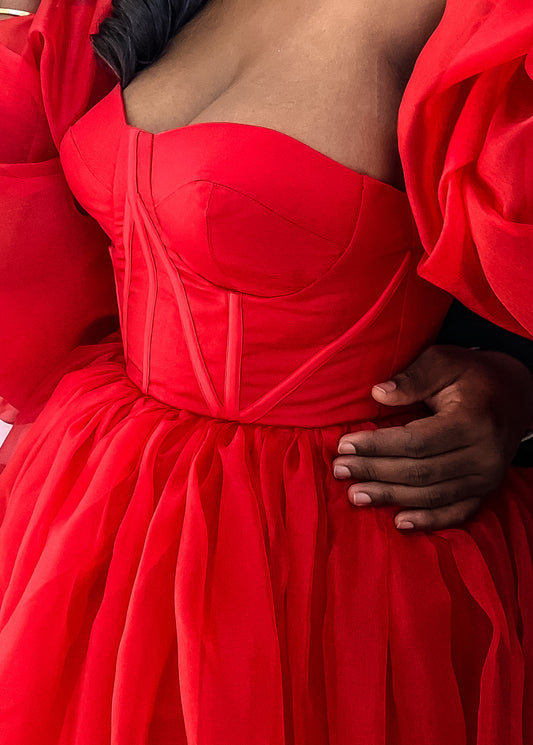The Red Sofia Dress