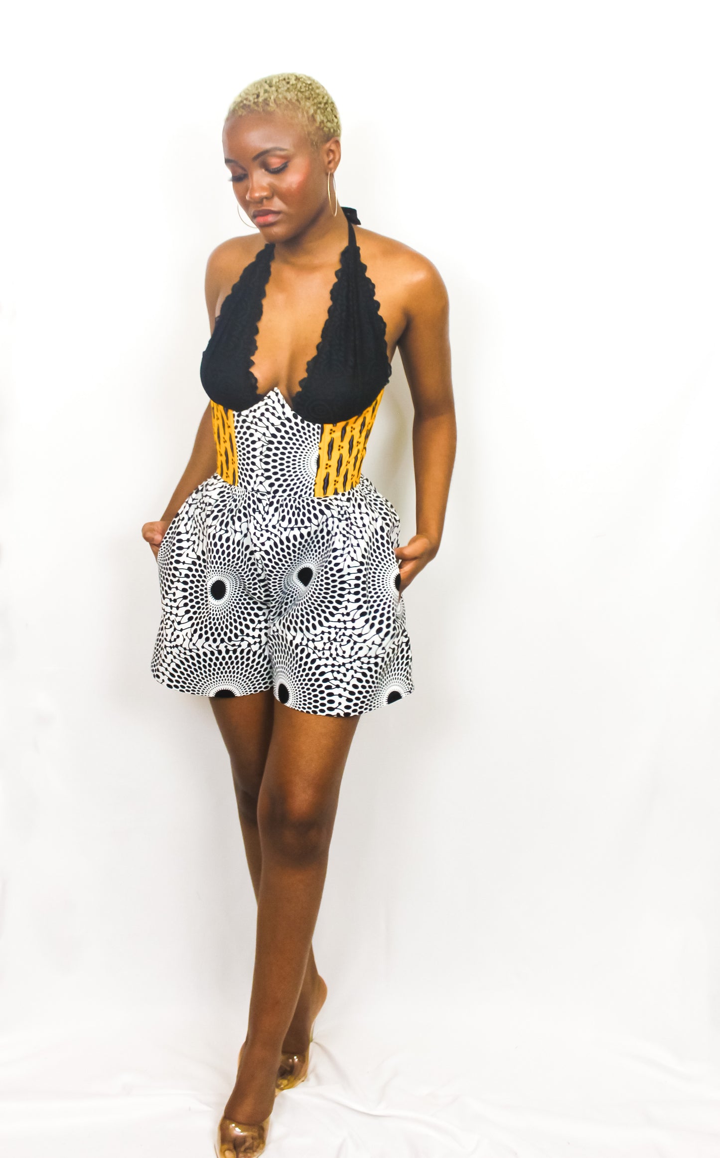The Structure Romper print
